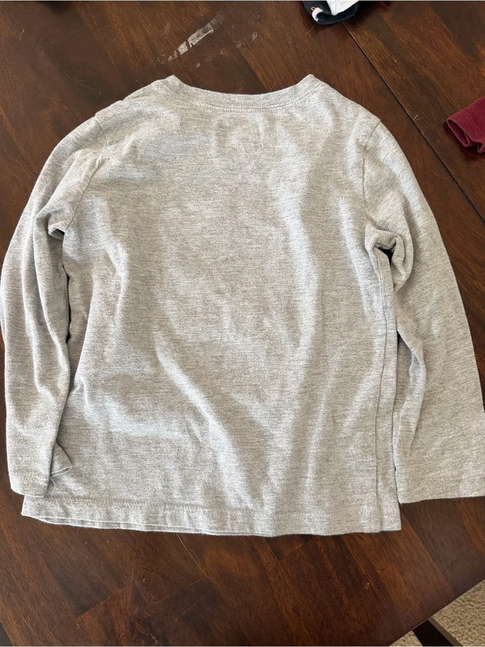 Carter's Gray Long-Sleeve 'Woolly Cool' Mammoth Tee